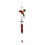 Iron Parrot Wind Chime Home Decor Red 3D 3