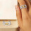 Women's Adjustable Open Cuff Fish Ring 6