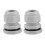 M20 waterproof cable gland white 5 pcs 2