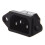 IEC 320 C14 Male Plug 3-Pin PCB Panel Power Inlet 3
