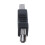 USB Printer Adapter Type A Female to Type B Male Black 5