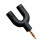U-Type Audio Splitter Adapter for Android, 3.5mm Dual 2