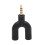 U-Type Audio Splitter Adapter for Android, 3.5mm Dual 4