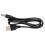USB DC power cable 5.5mm x 2.1mm black 75 cm 3