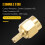 SMA male plug straight crimp RF adapter 5 pcs 6