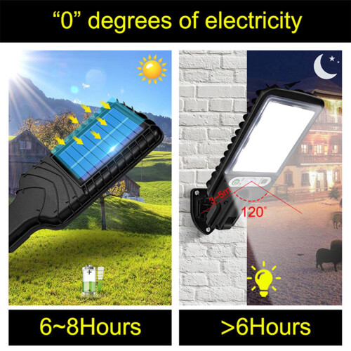 LED Security Flood Light IP65 Motion Sensor 72 SMD 2