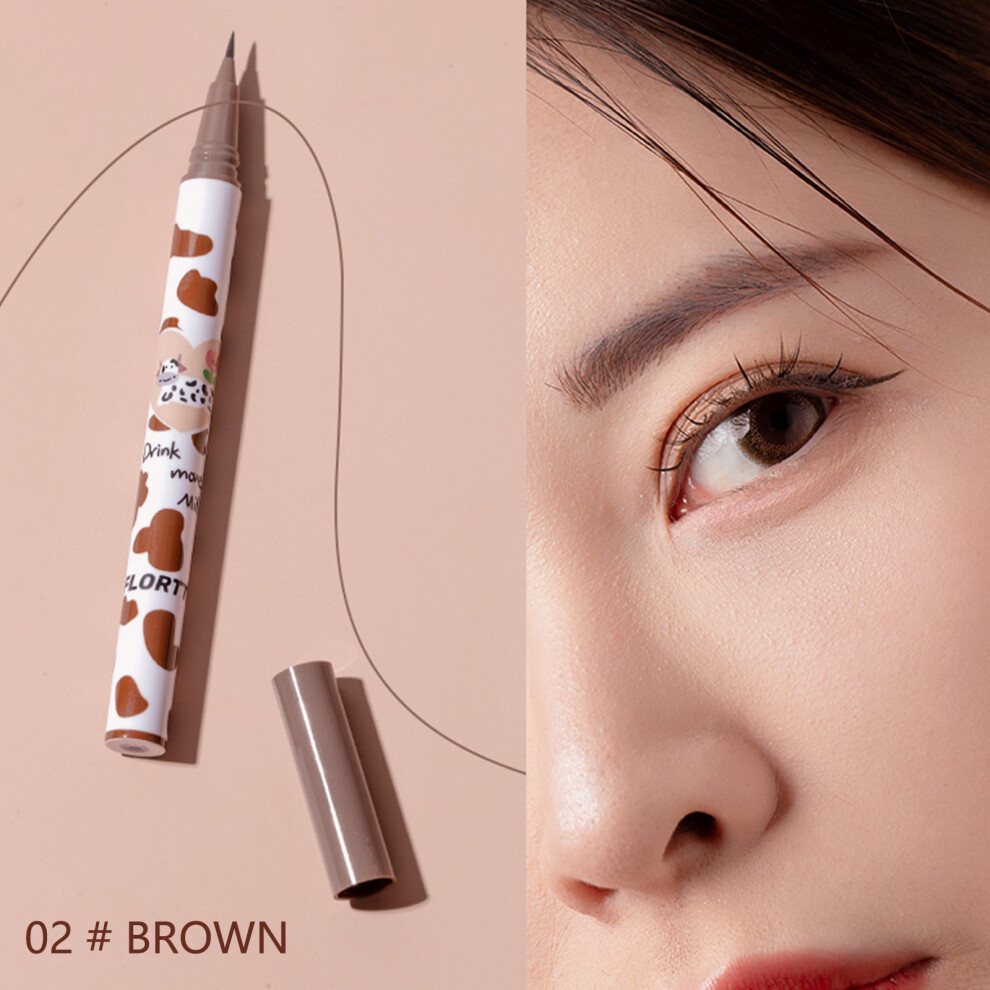 Herrnalise Waterproof Eyeliner Pen Felt Tip 0.55ml