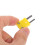 K-Type Thermocouple Plug Adapter Plastic 2 Pcs 2