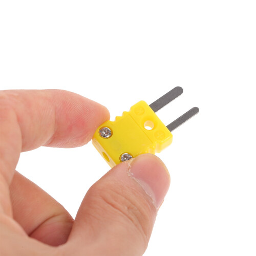K-Type Thermocouple Plug Adapter Plastic 2 Pcs 1