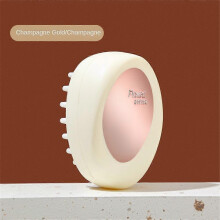 (champagne gold) Silicone Shampoo Scalp Hair Massager Head Body Scalp Massage Brush Comb Hair Washing Comb Shower Brush Bath Spa Massage Brush