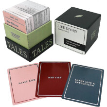 150pcs Life Story Interview Kit Cards, Tales Life Interview Kit for Family Game