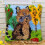 Latch Hook Kit Animal Rug Pre-Printed Canvas 40x40cm 1