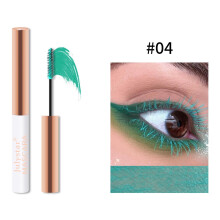 Herrnalise Eyelash Waterproof, zweetbestendig, vlekbestendig, slanke, krullende, intense kleurmascara voor gevoelige ogen