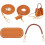 Crochet Bag Kit with Oval Bottom Pad 4pcs 1
