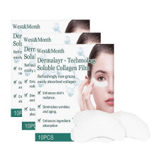 30pcs Collagen Film Paper Soluble Facial Mask Cloth Anti-Aging Soluble Water Face Filler Full Collagen Fiming Lifting Face Care
