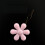 Plastic flower-shaped needle threader for hand sewing, 1 2
