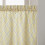 Scalloped valance geometric gold 58"x14" 5