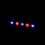 LED warning strobe light red blue 5-pack surface mount 5