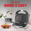 Electric Mini Pancake Maker 4 Inch White 4