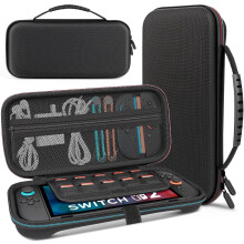 Hard Case for Nintendo Switch 2 Console with 10 Game Slots Black — nintendo switch 2 case, switch 2 protection