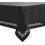 Waterproof Stain-Resistant Rectangular Tablecloth Elegant 140x220 cm Black — black tablecloth 140x220 1