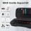 Travel Case for Console with 24 Game Slots Hard Black Universal — nintendo switch 2 case, switch game case 2