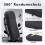 Travel Case for Console with 24 Game Slots Hard Black Universal — nintendo switch 2 case, switch game case 3