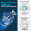 Mini Food Processor Cordless 300ml Glass Container 3