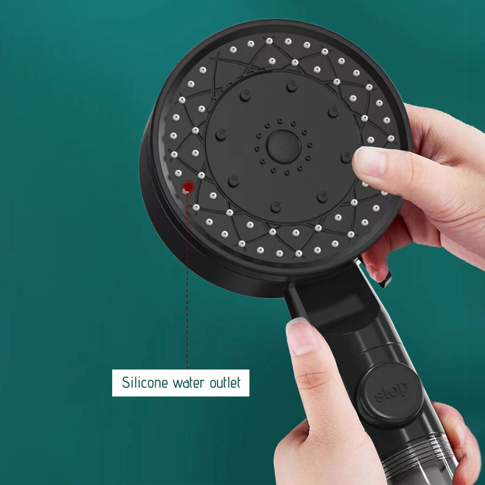 Turbo Shower Head With Water Heater Filter 10 Modes 946140757650