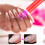 UV LED Nail Lamp Portable Rechargeable 36W 6