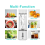 Portable electric blender with 6 blades 500 mL 8