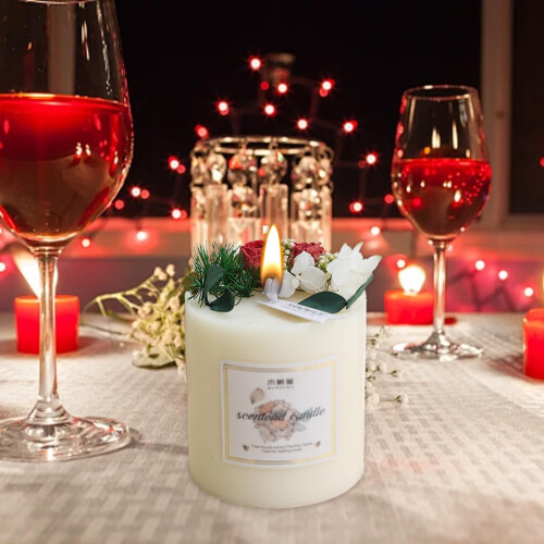 Valentine's Day scented candle romantic aroma 12 oz 1