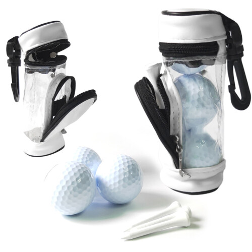 Golf ball pouch faux leather dustproof scratch-resistant 2