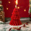 Cedar Forest Christmas Tree Candle, Rustic Farmhouse Decor, 3