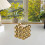 Gold Ceramic Bubble Candle Holder Boho Style 6