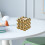 Gold Ceramic Bubble Candle Holder Boho Style 4