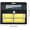 Solar Outdoor Wall Lights with Motion Sensor 3 Modes 3