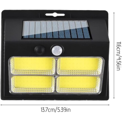 Solar Outdoor Wall Lights with Motion Sensor 3 Modes 2