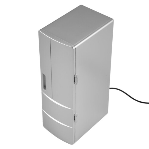 Mini USB refrigerator for drinks, 12V portable cooler and 1