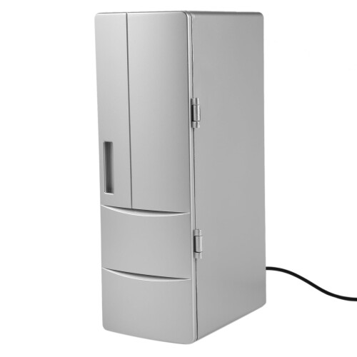 Mini USB refrigerator for drinks, 12V portable cooler and 2