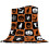 Halloween Throw Blanket Orange Buffalo Check 50x60in 5