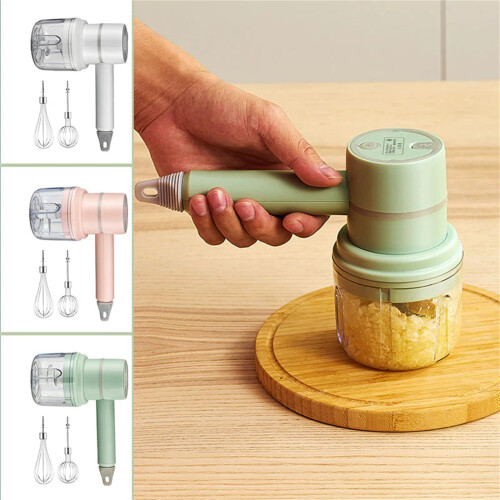 Mini electric hand mixer 3-speed for egg whites 1