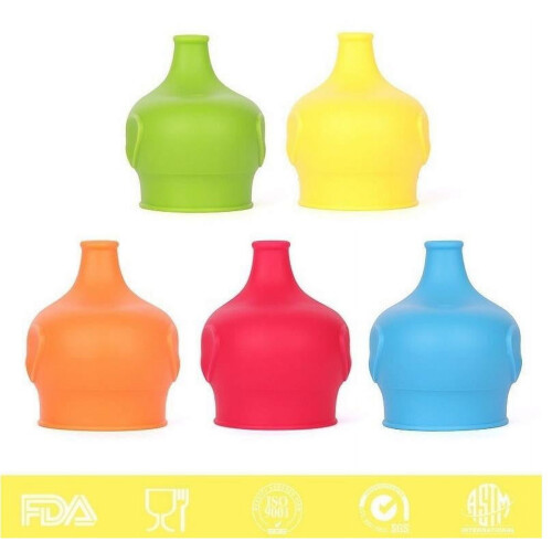 Jacenvly Christmas tree topper silicone sippy lid 1 piece 1