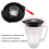 Glass Blender Lid Cover for Os-Ter Pro 6-Cup 5
