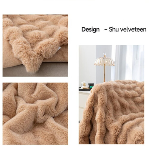 Chenille throw blanket silver 45 x 59 inches 2