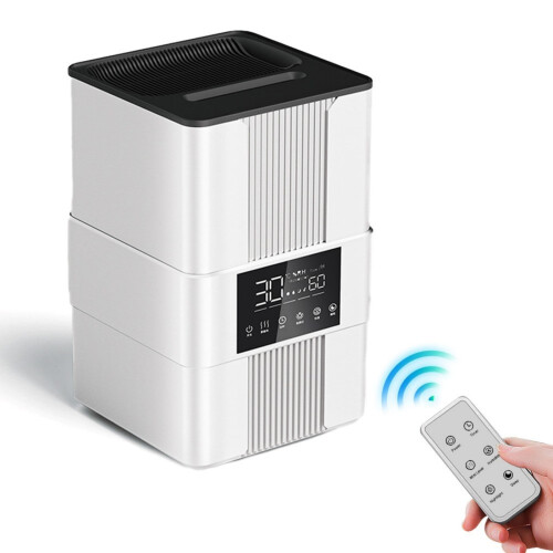 Jacenvly cool mist humidifier 3.5L white with flame effect 1
