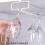 Stainless Steel Wine Rack Wall-Mounted 6-Bottle 4