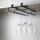 Stainless Steel Wine Rack Wall-Mounted 6-Bottle 5