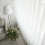 White tulle curtain set 2 pieces 6