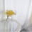 White tulle curtain set 2 pieces 5